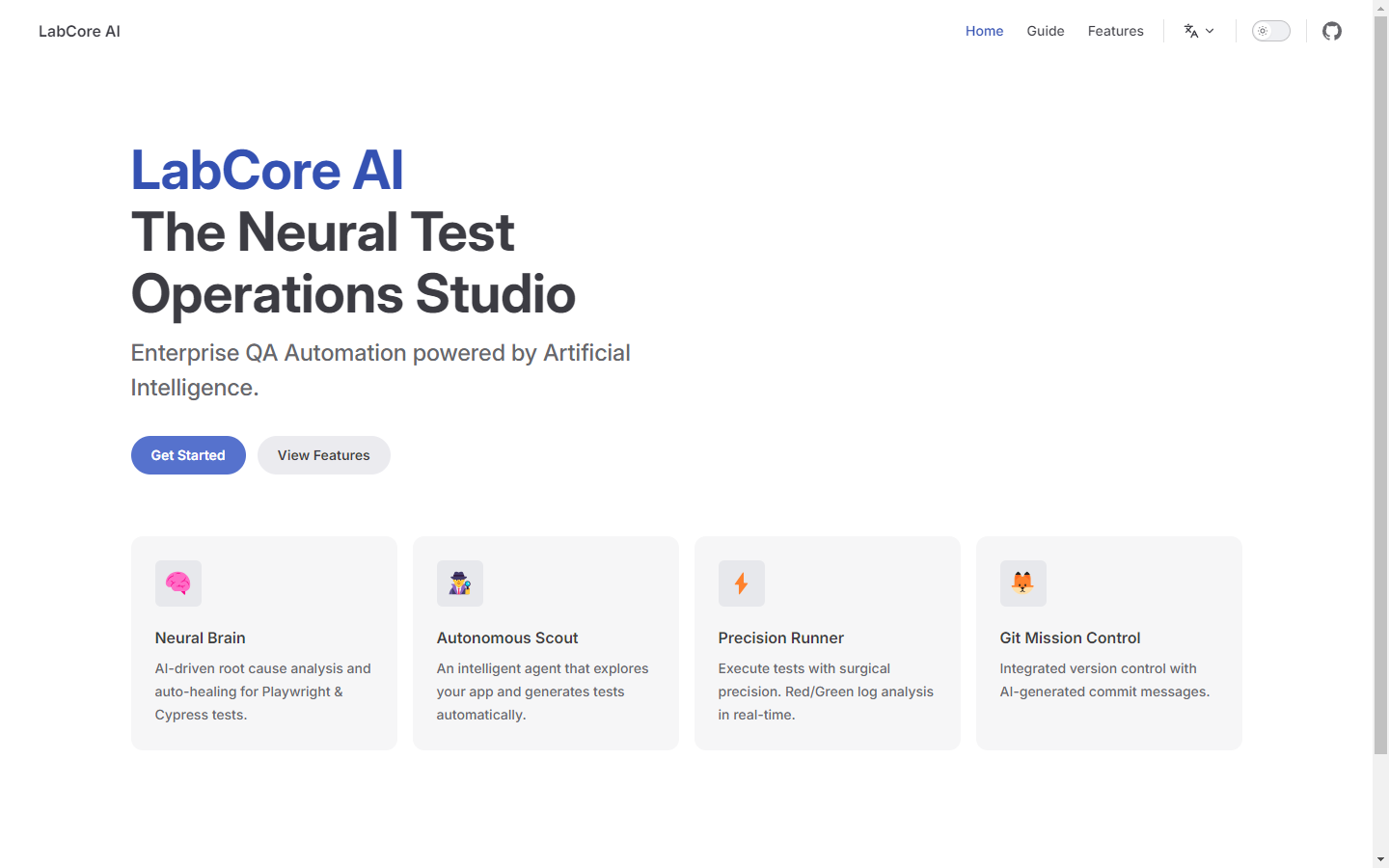 AI Chat interface